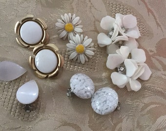 Clip earrings