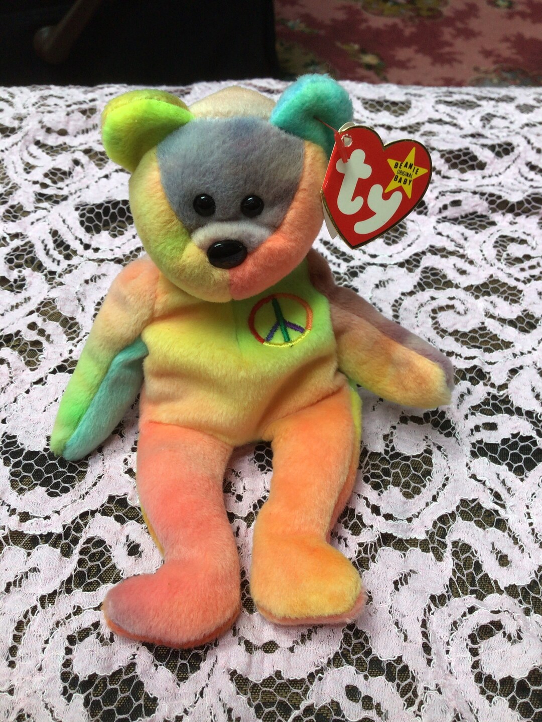 Peace Beanie Baby Etsy