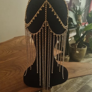 Golden Moon Goddess Headpiece