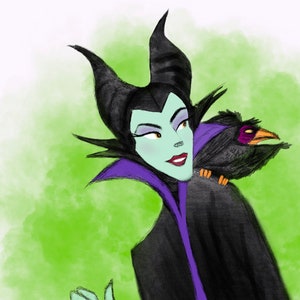 Maleficent Print