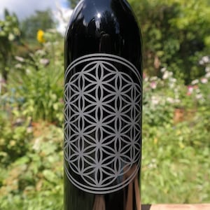 Bottle with the flower of life 1.0 liters
