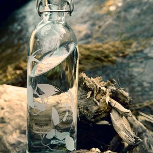 freiglas 1,0l Trinkflasche aus Glas *Ausgleich* 100% plastikfrei, nachhaltig