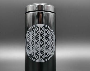 1l Miron violet glas De Flower of Life