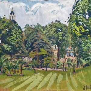 Painting of the Antwerp ZOO