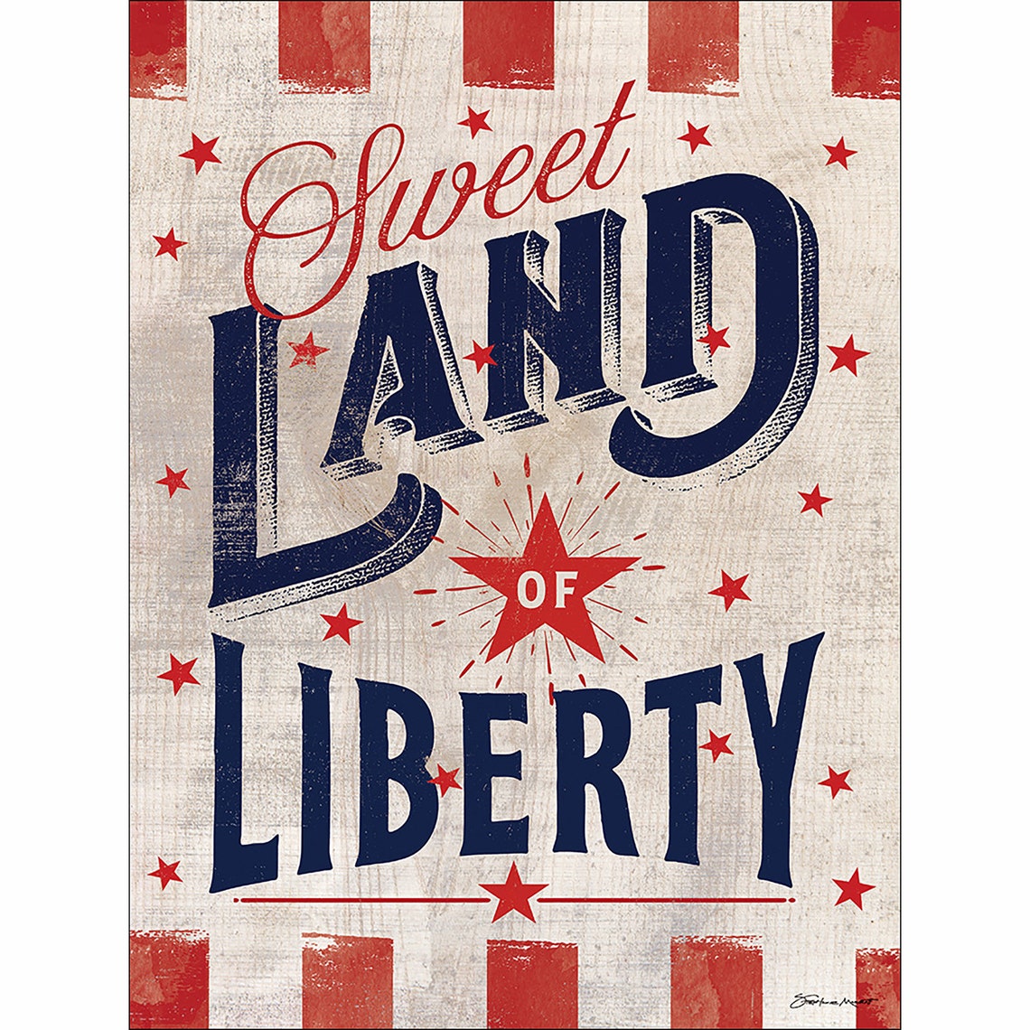 Sweet Land of Liberty 12x16 Print Etsy UK