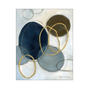 Dots & Circles Abstract Art by Stephanie Marrott