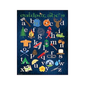Outdoor ABC&#39;s Art by Stephanie Marrott