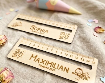 Lesehilfe Schulkind 2026 personalisiert aus Holz für kleine Superhelden | Geschenk zur Einschulung | Mädchen & Jungen