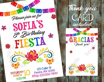 fiesta invitation etsy