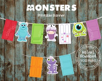 Monsters Inc Baby Shower Decorations Monsters Inc Baby Shower Etsy