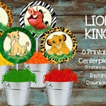 Printable Lion King Centerpieces Lion King Decorations Lion Etsy