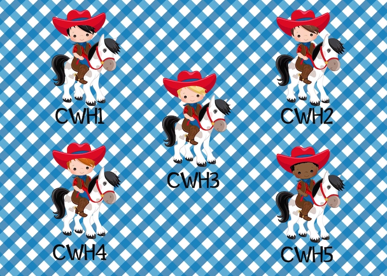 Cowboy Cake Topper Printable