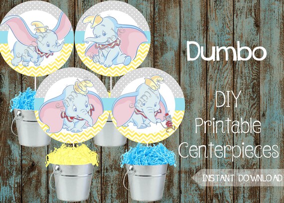 Printable Dumbo Centerpieces Dumbo Printable Decorations Etsy