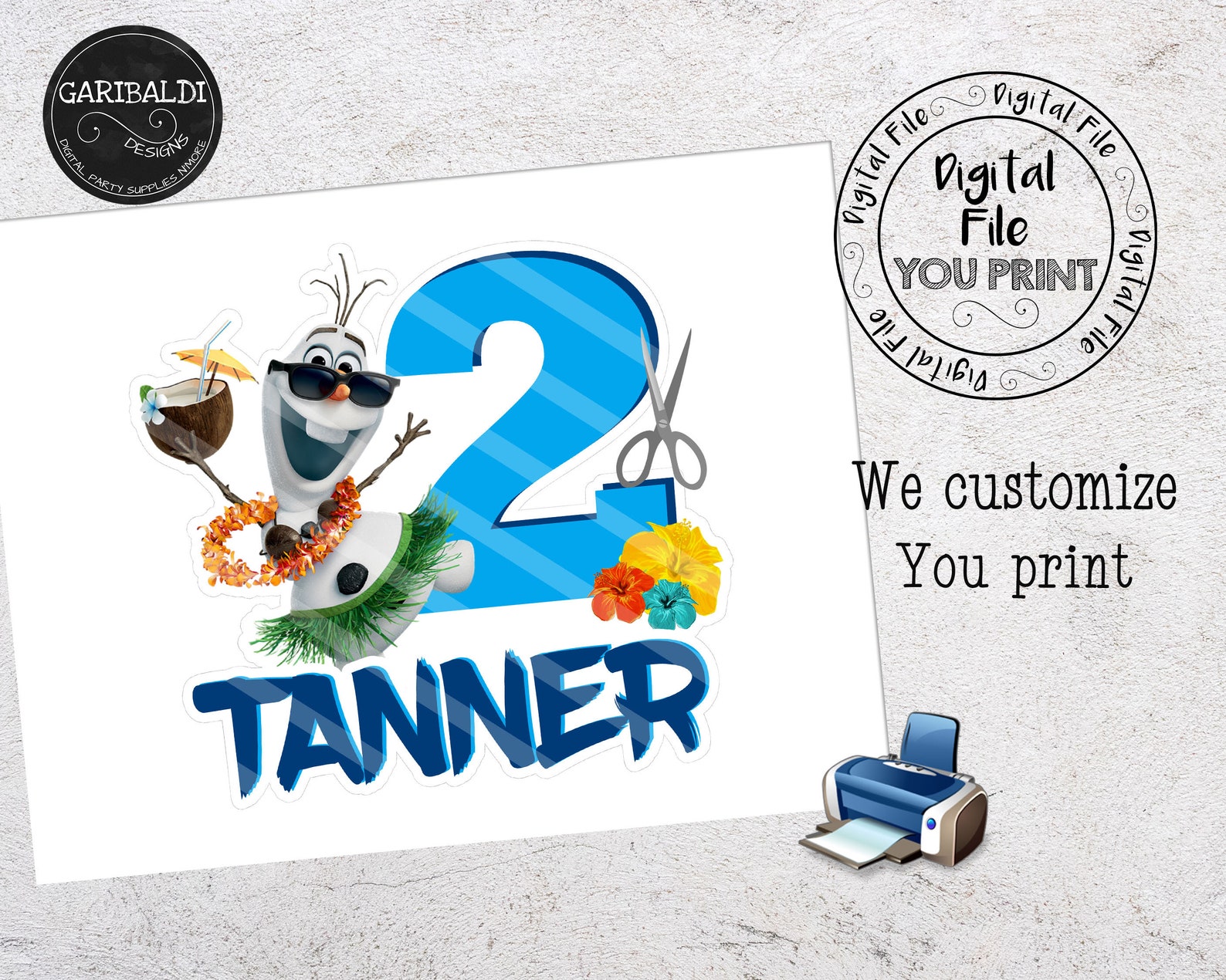 printable frozen olaf cake topper olaf centerpiece olaf etsy