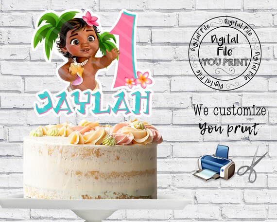Moana Baby Cake Topper Moana Cake Topper Printable Moana Etsy Moana Baby Cake Topper Moana Cake Topper Printable Moana Etsy