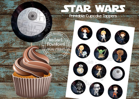 star wars cupcake toppers