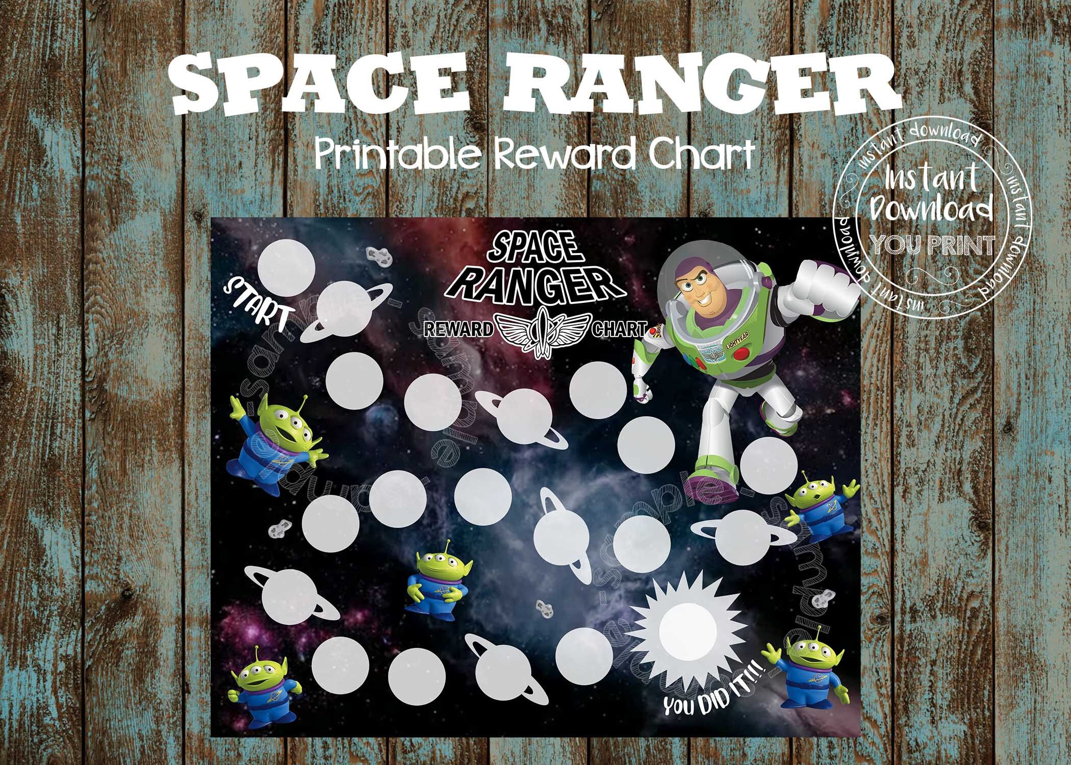 Printable Reward Chart Toy Story Reward Chart Disney Toy | Etsy