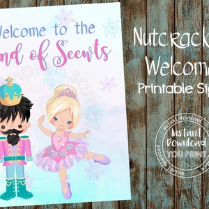 Printable Nutcracker Welcome Sign, Mary Poppins Birthday Poster, Mary Poppins Party Sign, Mary Poppins Party Supplies and Decorations