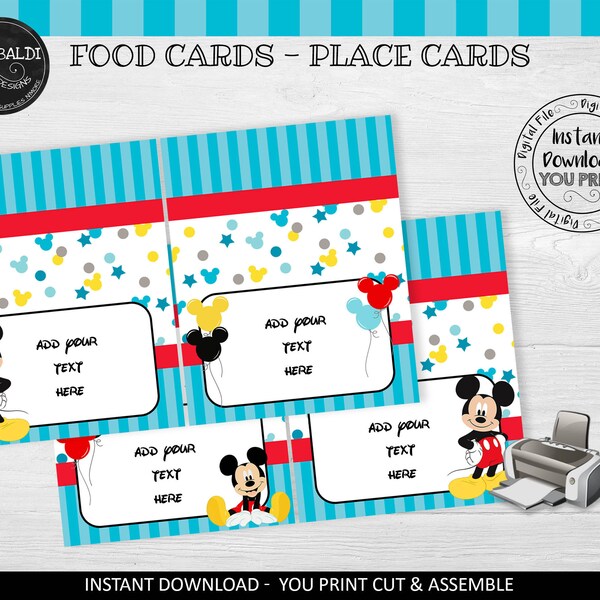 Mickey Food Tents - Etsy