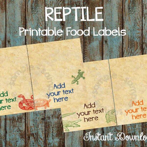 Reptile Party - Etsy