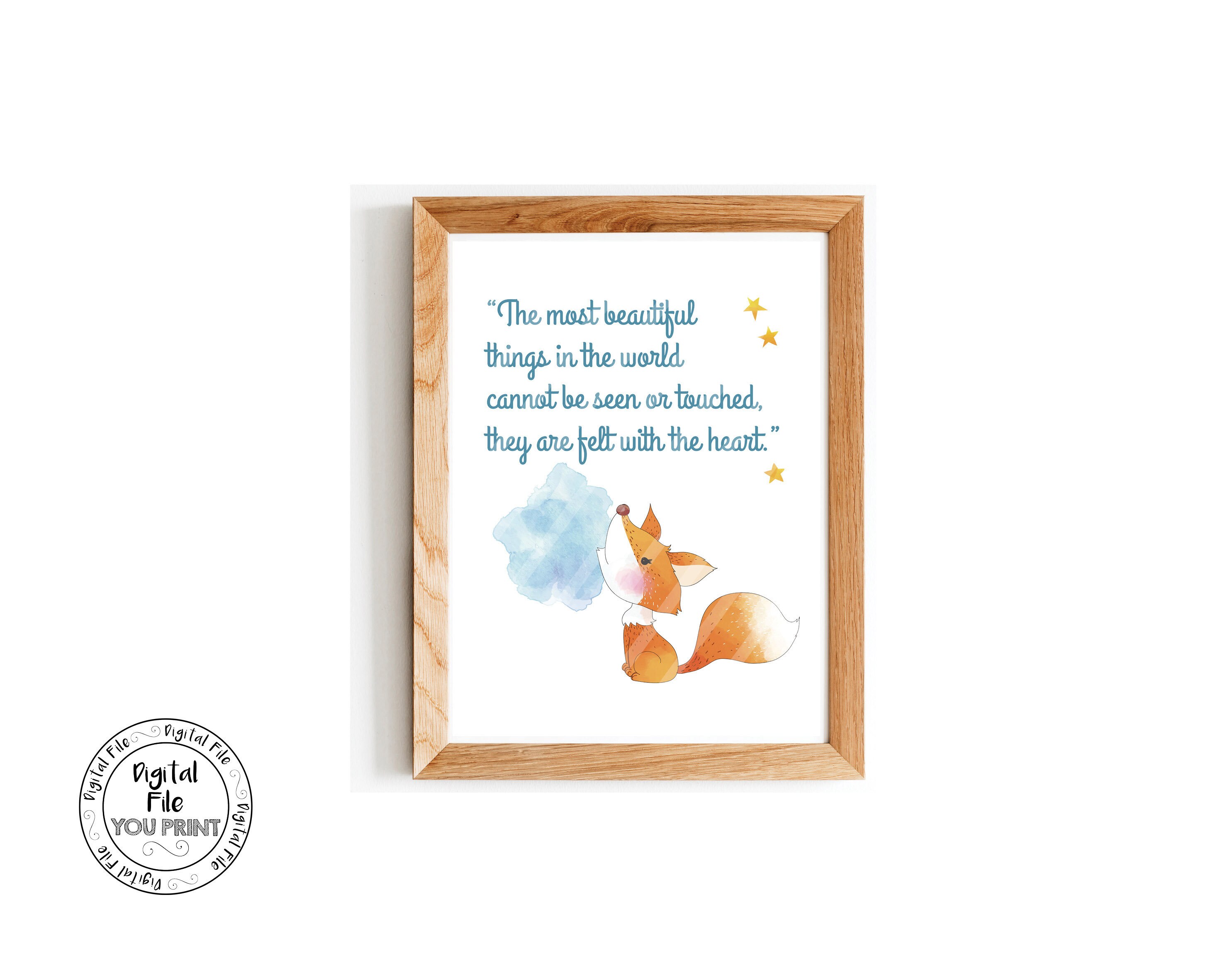 The Little Prince Nursery Wall Decor Little Prince Printable Wall Art ...