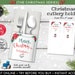 Printable Christmas Silverware Cutlery Holders Editable Holiday ...