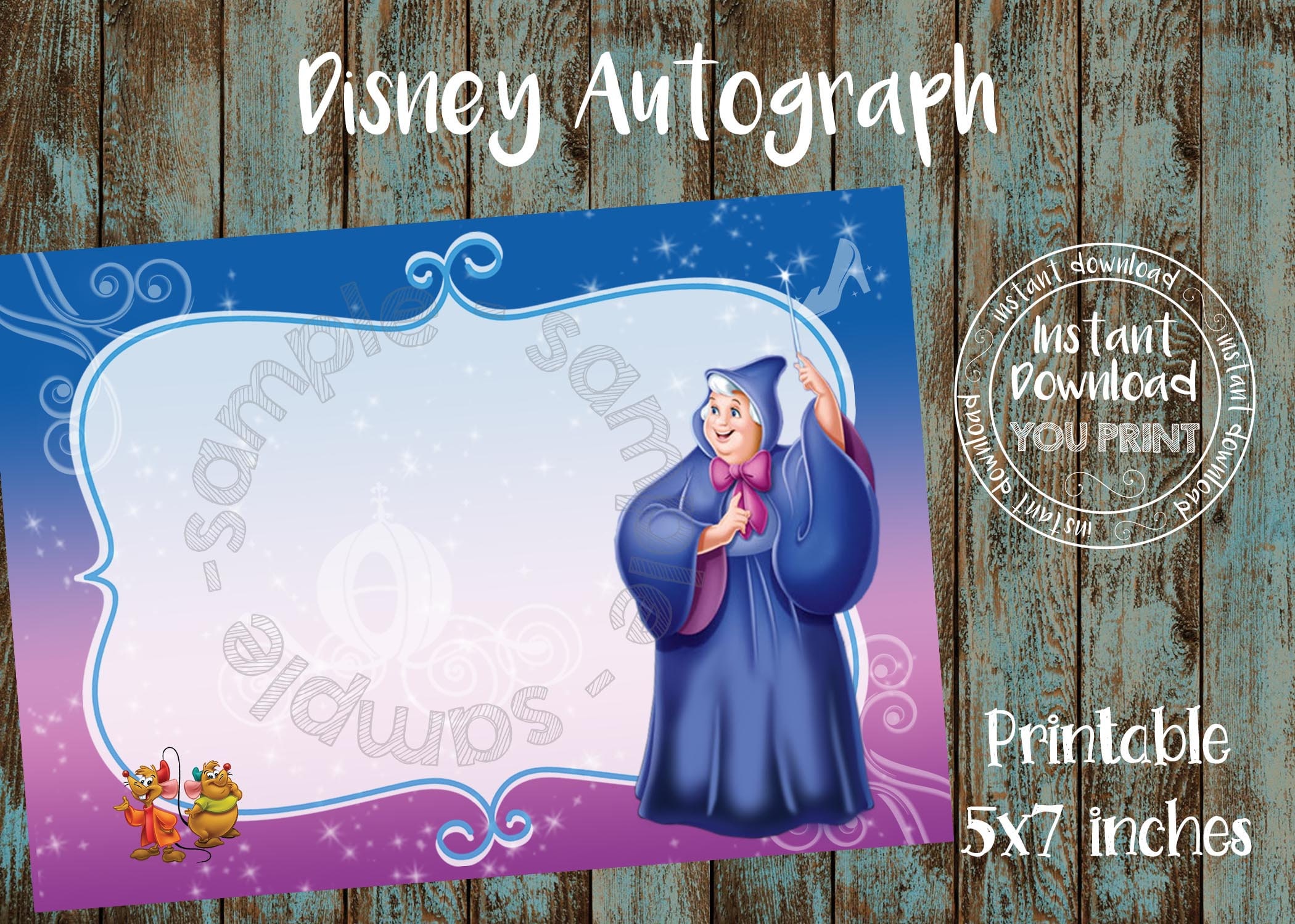Free Printable Disney Autograph Pages Aladdin