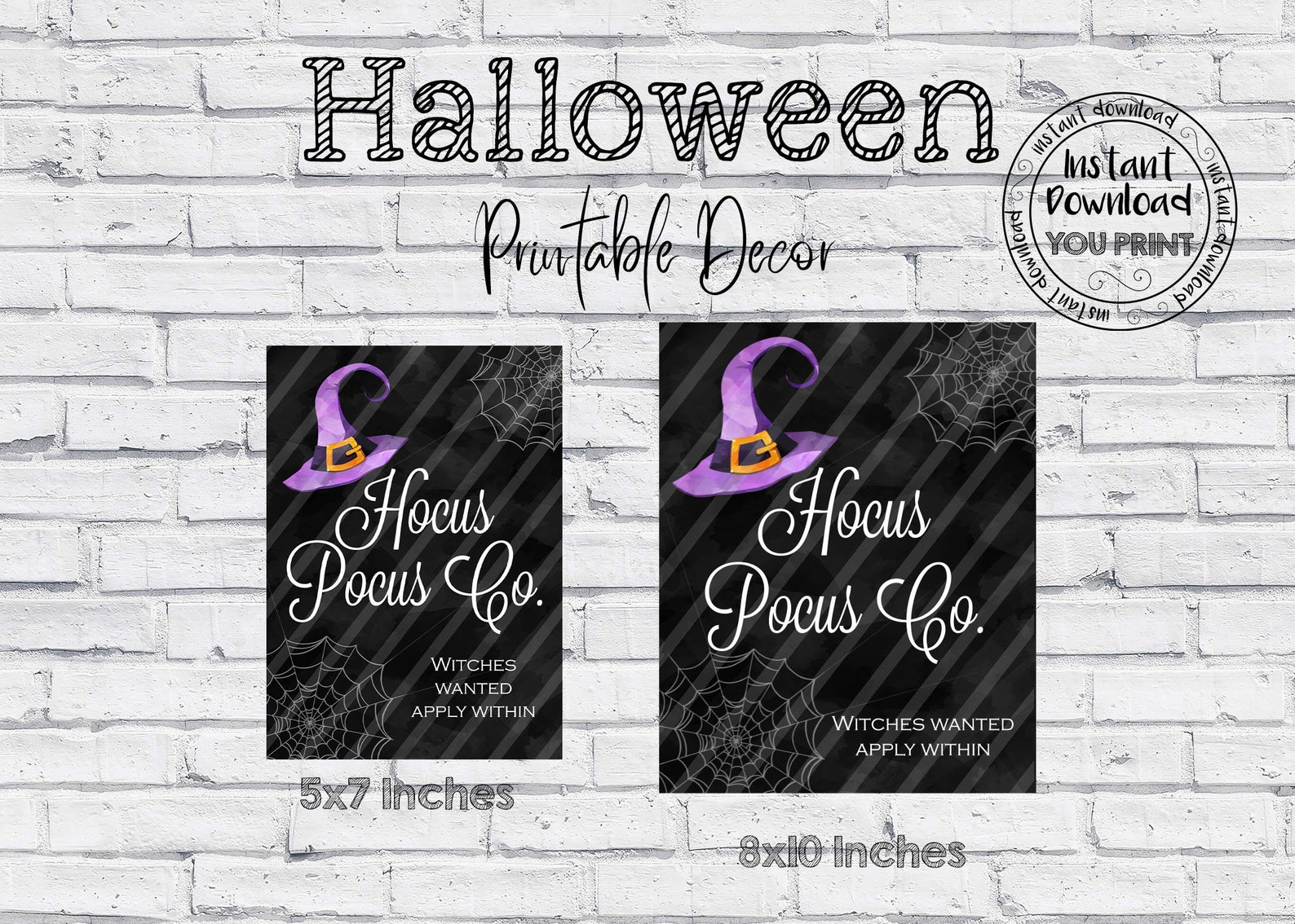 printable hocus pocus quote poster hocus pocus digital etsy