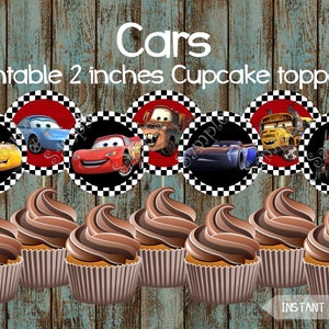 Truck Theme Cars First Birthday 12 Transportation Cupcake Toppers All Things Cars Baby Shower Trucks Balloon Transportation Party