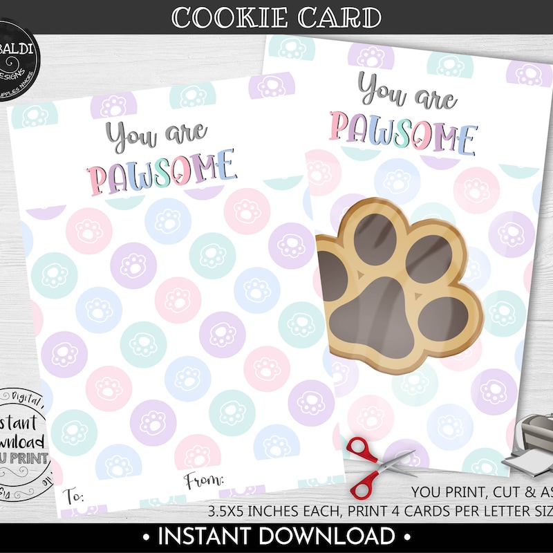 Pawsome Birthday Stickers - Etsy