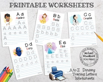 Alphabet Tracing Worksheets, Alphabet Activity, Alphabet Writing, Printable Tracing Letters Practice, ABC Practice Worksheet SWT01