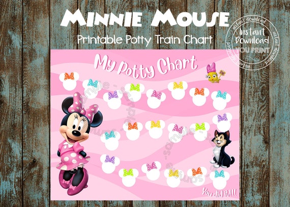 Minnie Mouse Potty Training Reward Chart