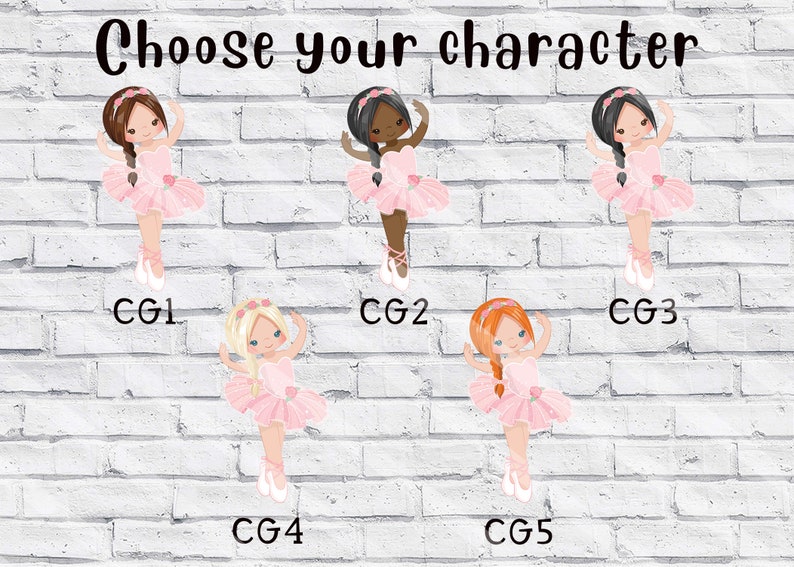 Printable Ballet Cake Topper Ballet Centerpiece Ballerina | Etsy