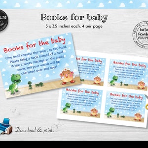 Téléchargement instantané Toy Story Books pour la carte d'insertion de bébé, carte d'insertion Toy Story, demande de livres de douche de bébé Toy Story, Toy Story douche TSS