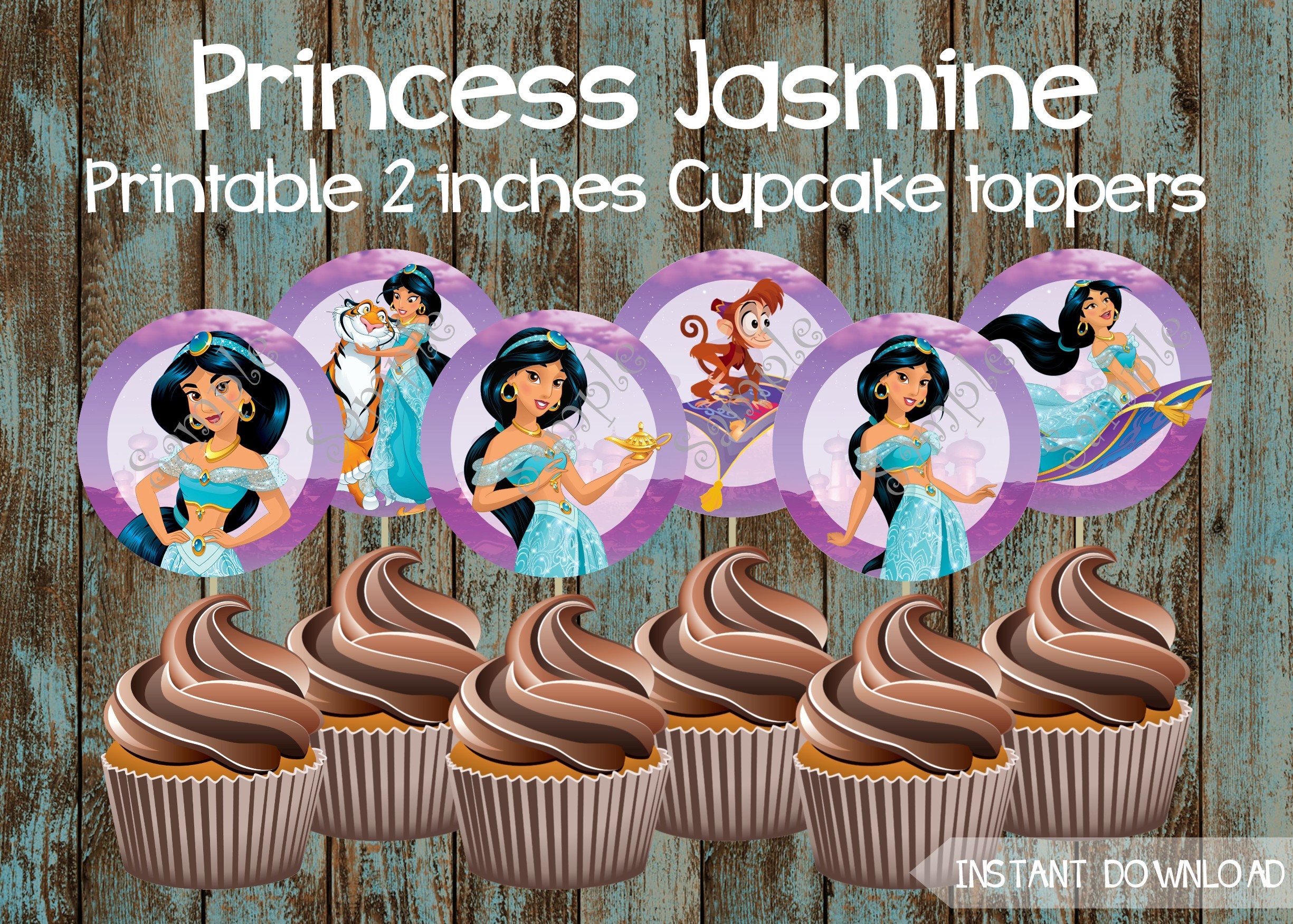 Free Free 51 Printable Princess Jasmine Cake Topper SVG PNG EPS DXF File