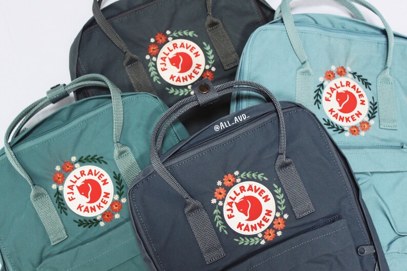 embroidered fjallraven kanken