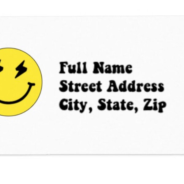 thumbnail image 2 of 30 'Happy Dance' Personalized Return Address Labels - 1x2.625 Inch - Matte Finish 2 of 6