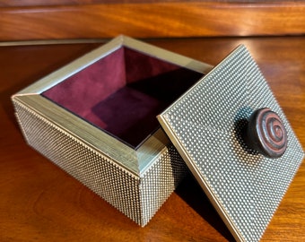 Handmade Jewelry/Treasure Box Finest Solid Wood Repurposed Gallery/Museum Moulding