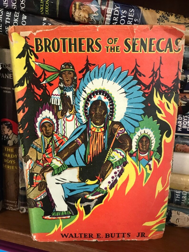 Brothers of the Senecas . Vintage Native Indian interest