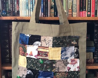 Quilted Tote Bag - Lord of the Rings - Olive