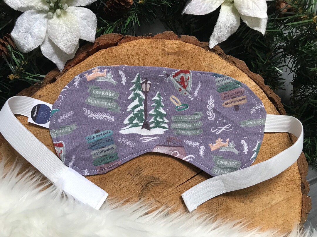 Rice Eye Mask World of Aslan Cotton Pattern Etsy