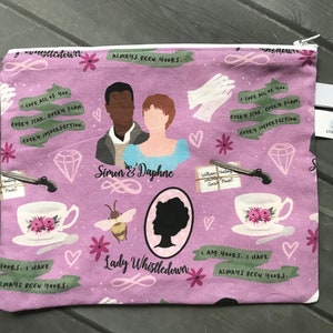 Zipper Pouch - Duke & I Cotton Pattern