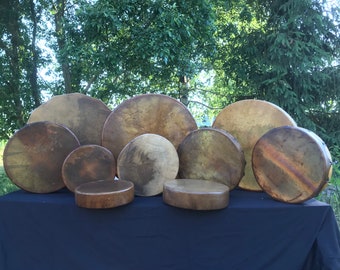 Custom-made of your own shaman drum or a drum building course