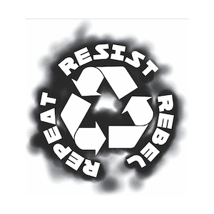 RESIST REBEL REPEAT Statement Tee