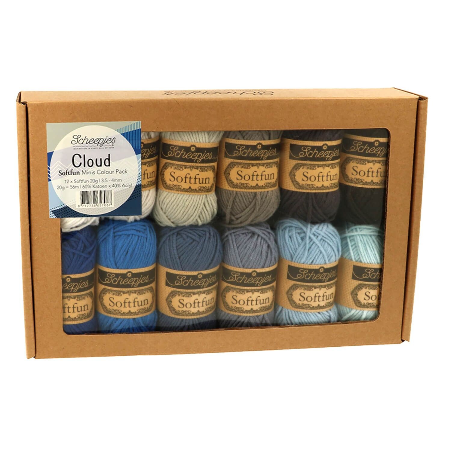 Amigurumi Crochet Yarn Set 40x Multicolor XL Packs 100% Cotton 40x20g  Assorted Colors Extra Large 800g Bundle FREE Project Bag 