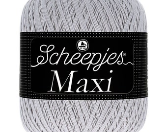 Scheepjes Maxi Mercerized Cotton Yarn, Lace Weight, 074 Mercury