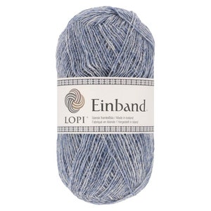 Filato Lopi Einband, Lace Wool - Islandese, 50g / 250m, 8 Light DenimHeather