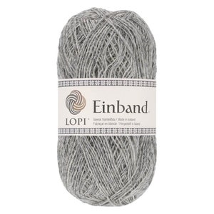 Filato Lopi Einband, Lace Wool - Islandese, 50g / 250m, 1027 Grigio chiaro