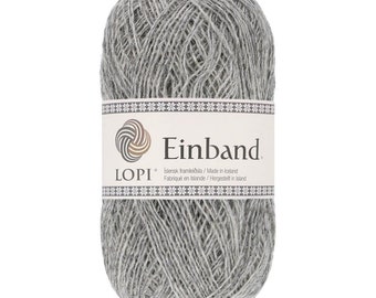 Lopi Einband yarn, Lace Wool - Icelandic, 50g / 250m, 1027 Light Gray