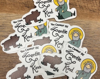 St. Seraphim of Sarov Quote Sticker  - Matte